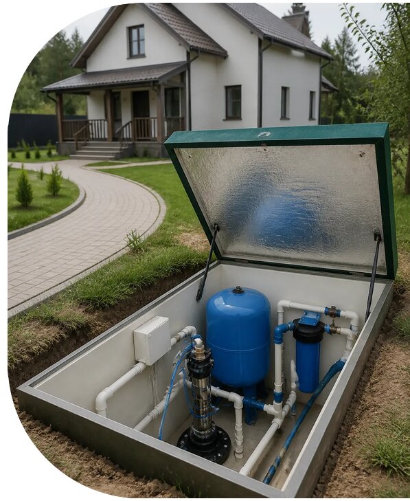 Автономное водоснабжение дома в Шатуре от 153660 р. | АПаруса-Штр